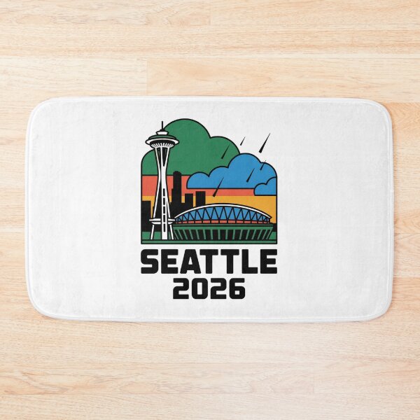 Item preview, Seattle 2026  Space Needle Stadium Skyline T-Shirt V13 designed and sold by DarylWelsh2024.