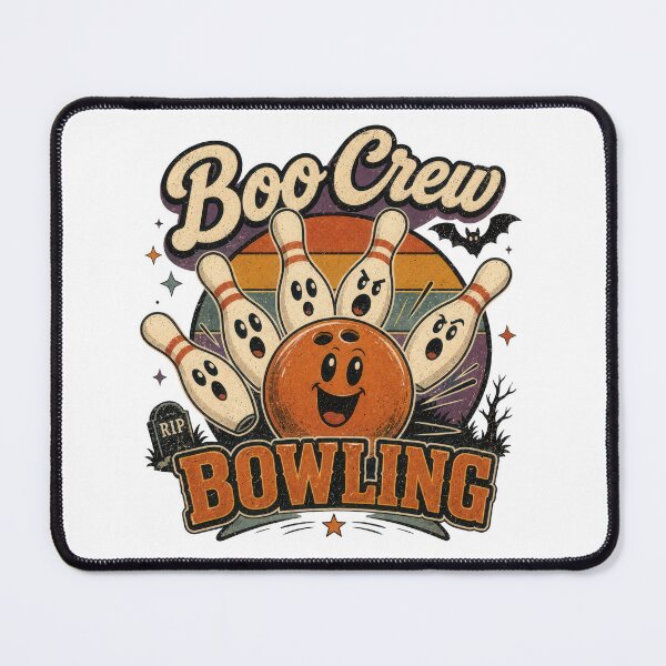 Item preview, Halloween Boo Crew Bowling designed and sold by VikArt7.