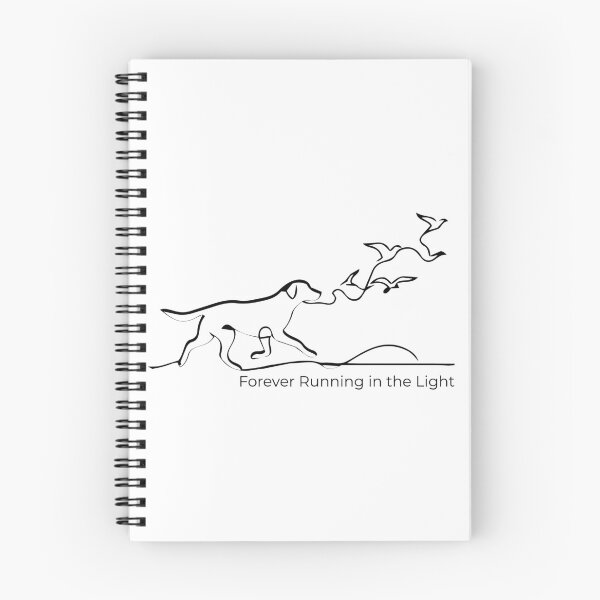 Item preview, Forever Running in the Light - Minimalist Memorial Dog Line Art designed and sold by Pfotenfaden.