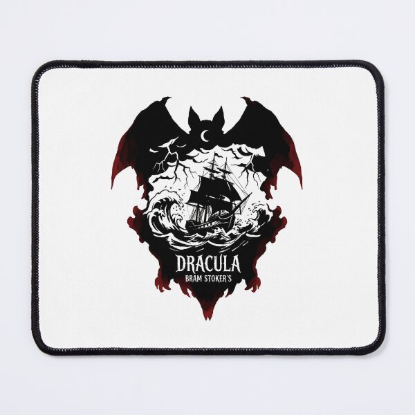 Item preview, Dracula Bram Stokers Cursed Demeter Ship Bat Silhouette Gothic Art designed and sold by Fenay Designs.