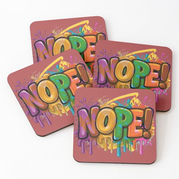 Item preview, NOPE! - The Bold and Colorful Expression of Refusal designed and sold by gokhanuzen.