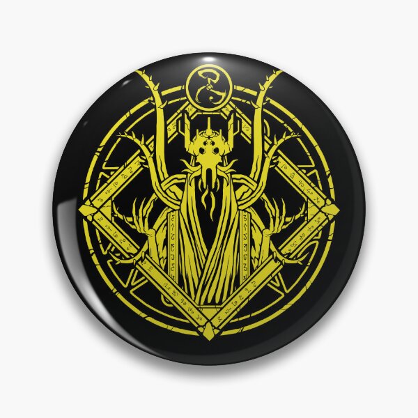 Item preview, The King in Yellow - Hastur - Circle design designed and sold by zachholmbergart.