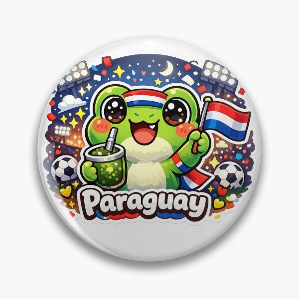 Item preview, Cute Frog Drinking Terere Paraguay Football Fan Sticker designed and sold by Cozy404Lab.