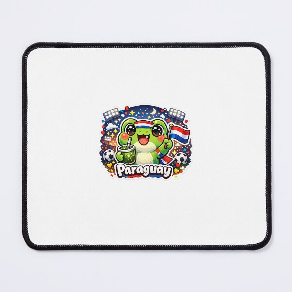 Item preview, Cute Frog Drinking Terere Paraguay Football Fan Sticker designed and sold by Cozy404Lab.