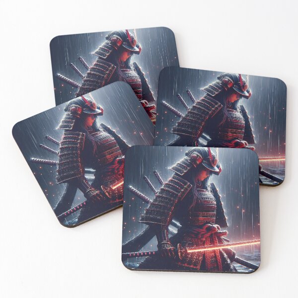 Item preview, Crimson Woman Samurai designed and sold by GalleryBrisArt.