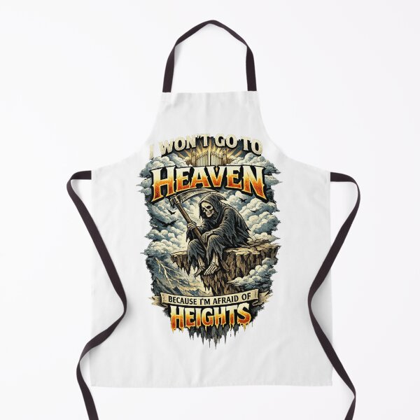 Item preview, I won't go to heaven because I'm afraid of heights designed and sold by GreenDoor007.