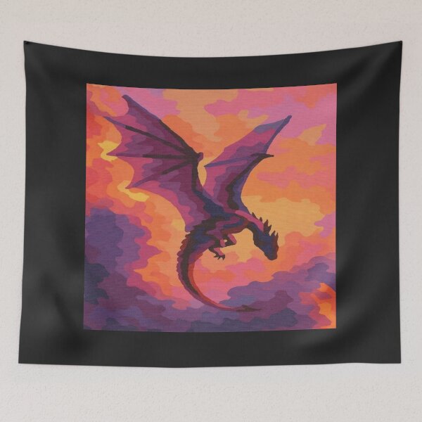 Item preview, Colorful art work of a dragon  designed and sold by NivyasArtistry.