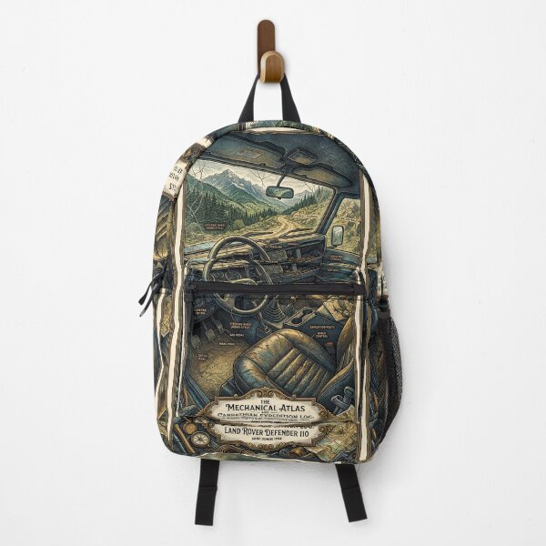 Item preview, Detailed Expedition Diagram Retro Classic Four Wheel Drive designed and sold by RevUpDesign.