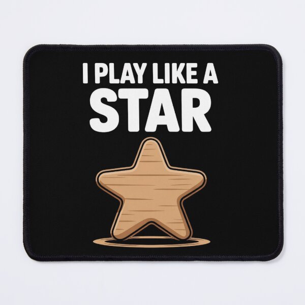 Item preview, I Play Like a Star – Funny Gamer & Sports Motivational Design designed and sold by Heneket.