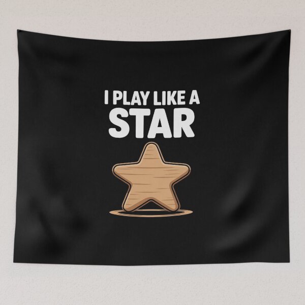 Item preview, I Play Like a Star – Funny Gamer & Sports Motivational Design designed and sold by Heneket.