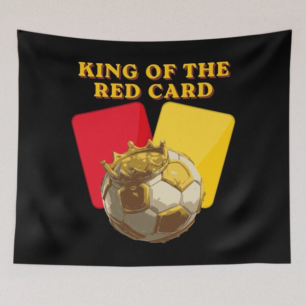 Item preview, King of the Red Card Soccer Shirt, Funny Football Penalty Tee, Soccer Player Humor Gift, Aggressive Defender T-Shirt, Red and Yellow Card Soccer Coach Sweatshirt designed and sold by E20STUDIO.