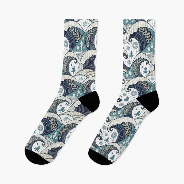 Item preview, Nordic Wave Motifs | Scandinavian Folk Design designed and sold by Shuga-Design.
