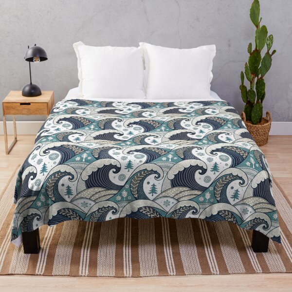 Item preview, Nordic Wave Motifs | Scandinavian Folk Design designed and sold by Shuga-Design.