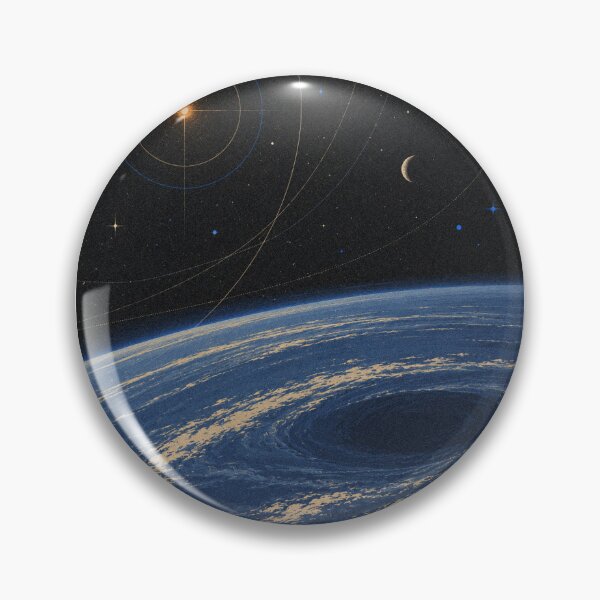 Item preview, Neptune Landscape Cosmic Illustration designed and sold by AHOK-lab.