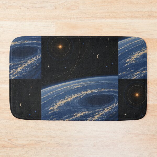 Item preview, Neptune Landscape Cosmic Illustration designed and sold by AHOK-lab.