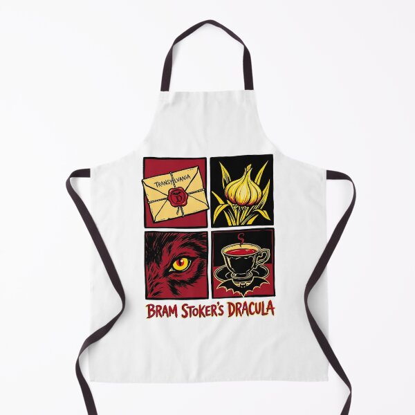 Item preview, Bram Stokers Dracula Pop Art Comic Panels Garlic Letter Eye Art designed and sold by Fenay Designs.