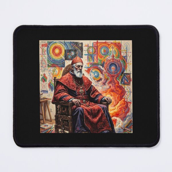 Item preview, Space Cathedral of Dreams Tarot Card The Pope #5 designed and sold by Helios Be. Lavsh.