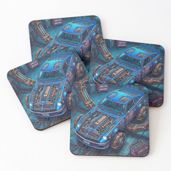 Item preview, Biomechanical Cyber Car Inside Sci-Fi Lab Bay designed and sold by RevUpDesign.