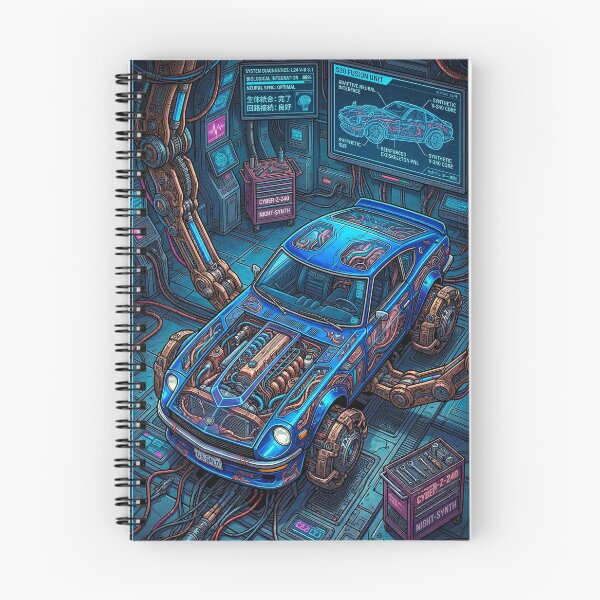 Item preview, Biomechanical Cyber Car Inside Sci-Fi Lab Bay designed and sold by RevUpDesign.