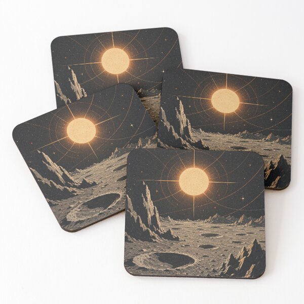 Item preview, Mercury Landscape Cosmic Illustration designed and sold by AHOK-lab.