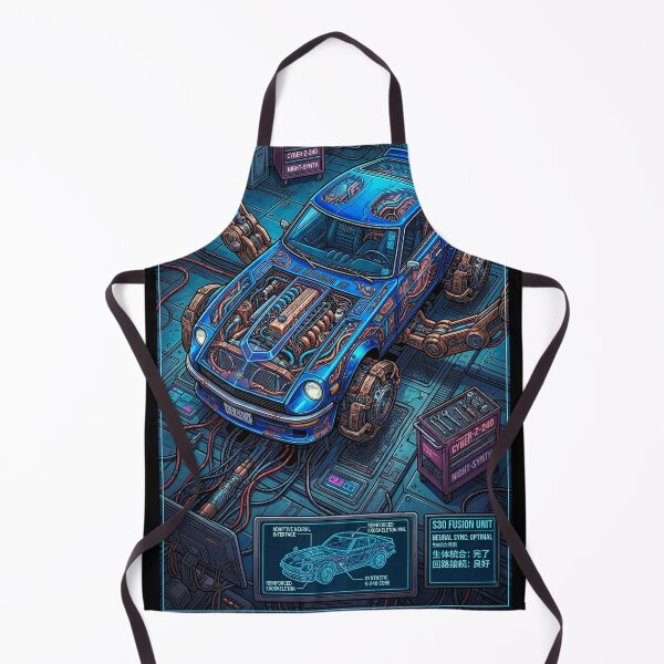 Item preview, Biomechanical Cyber Car Inside Sci-Fi Lab Bay designed and sold by RevUpDesign.