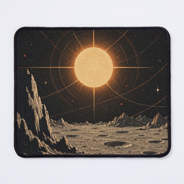 Item preview, Mercury Landscape Cosmic Illustration designed and sold by AHOK-lab.