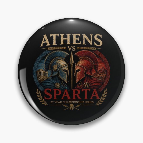Item preview, Athens vs Sparta Ancient Greece Rivalry designed and sold by Retr0Tshirts.