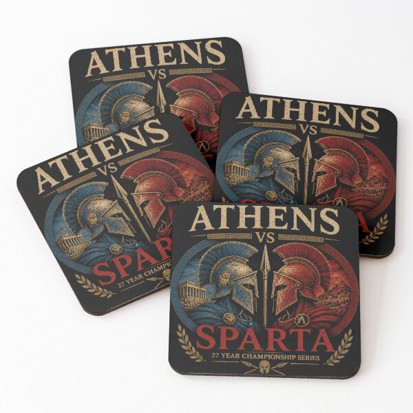 Item preview, Athens vs Sparta Ancient Greece Rivalry designed and sold by Retr0Tshirts.