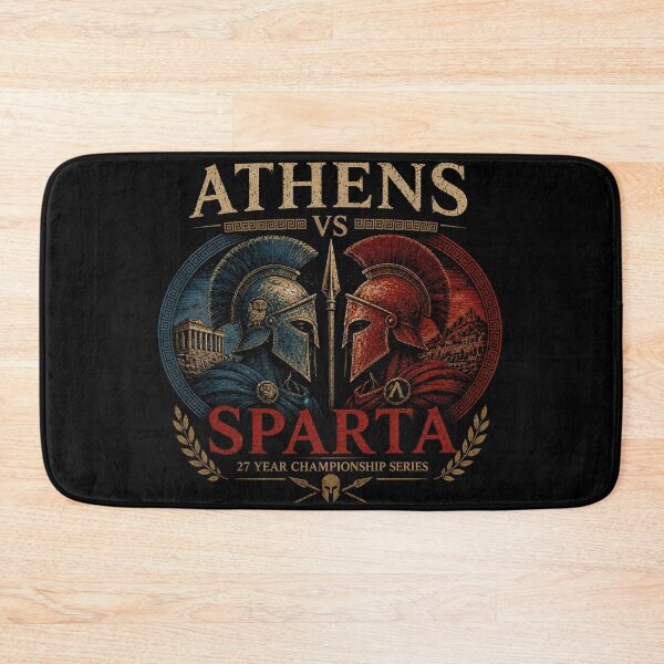 Item preview, Athens vs Sparta Ancient Greece Rivalry designed and sold by Retr0Tshirts.