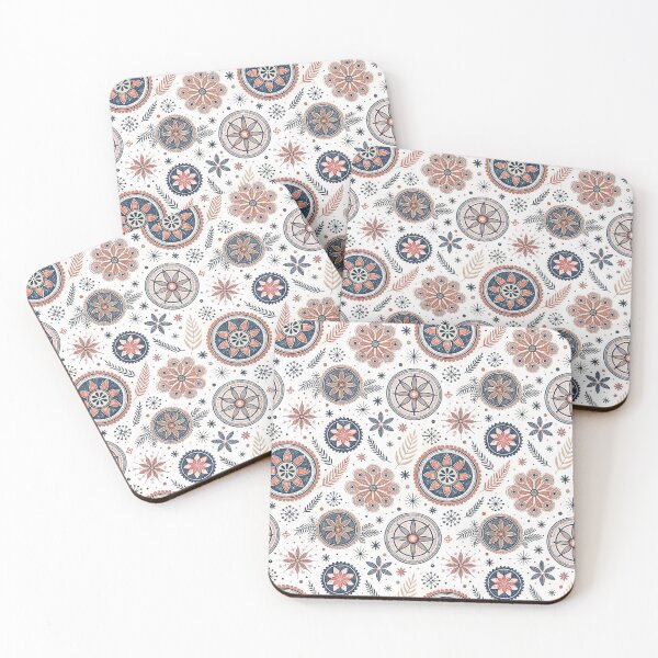 Item preview, Nordic Folk Rosettes | Scandinavian Folk Geometry designed and sold by Shuga-Design.