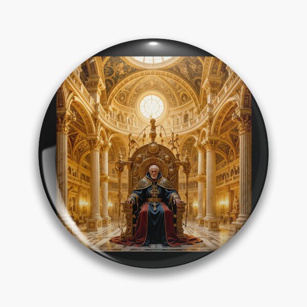 Item preview, Space Cathedral of Dreams Tarot Card The Pope #6 designed and sold by Helios Be. Lavsh.