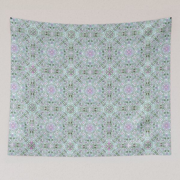 Item preview, Sea glass in Cool Tones - Bold Mosaic designed and sold by PCaleDesigns.