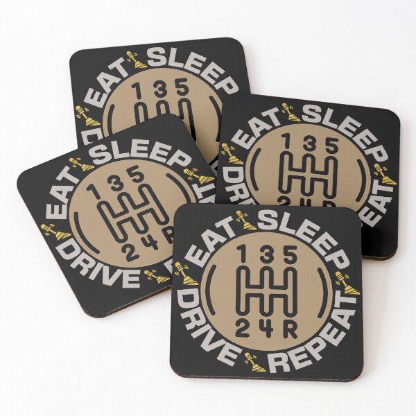 Item preview, Eat Sleep Drive Repeat 5 Speed Stick Shift Manual Transmission designed and sold by NovaNookStudio.