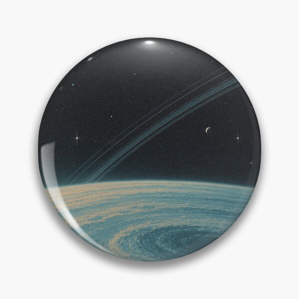 Item preview, Uranus Landscape Cosmic Illustration designed and sold by AHOK-lab.