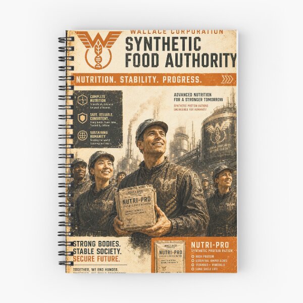 Item preview, SyntheticFood Authority designed and sold by PlanetBPop.