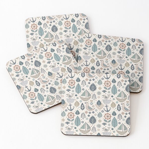 Item preview, Nordic Coastal Fillers | Scandinavian Folk Design designed and sold by Shuga-Design.