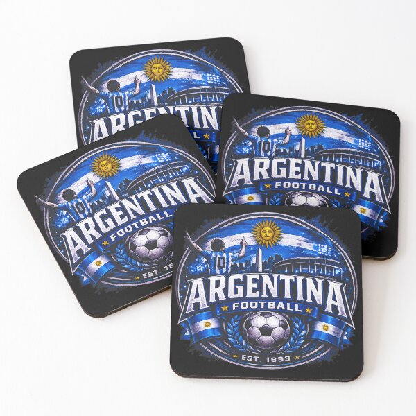 Item preview, Argentina Football Badge Logo – Hardcore Futbol Fan Design designed and sold by TKOprintdesigns.