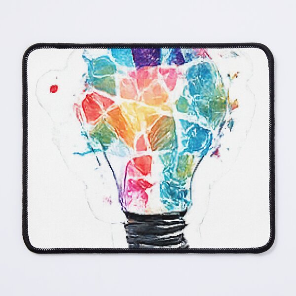 Item preview, Colorful Stained Glass Lightbulb Creative Idea designed and sold by Northline Creative.