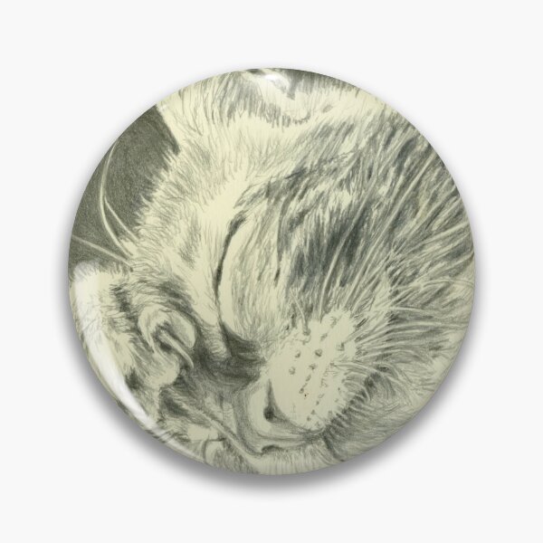 Item preview, Silverpoint Drawing of Bonnie the Pretty Ginger Kitten designed and sold by LymphomaLass.