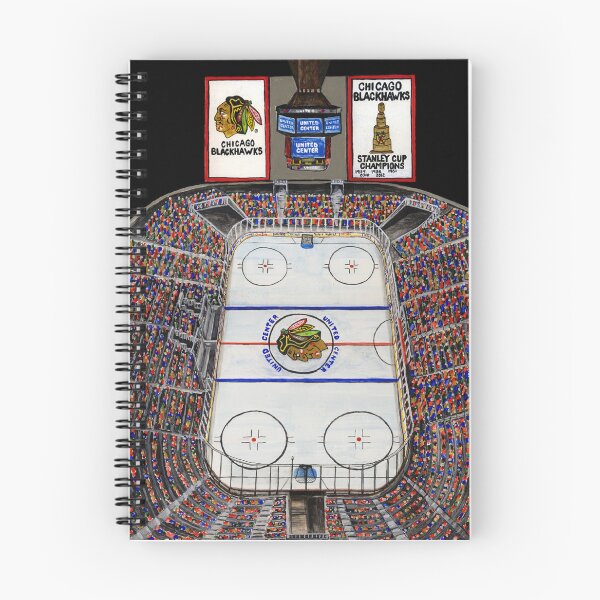 Item preview, Sport Team Stadium Art, Chicago Hockey, Chicago Sport Team Art, Hockey Stadium Art designed and sold by GalleryTrio.