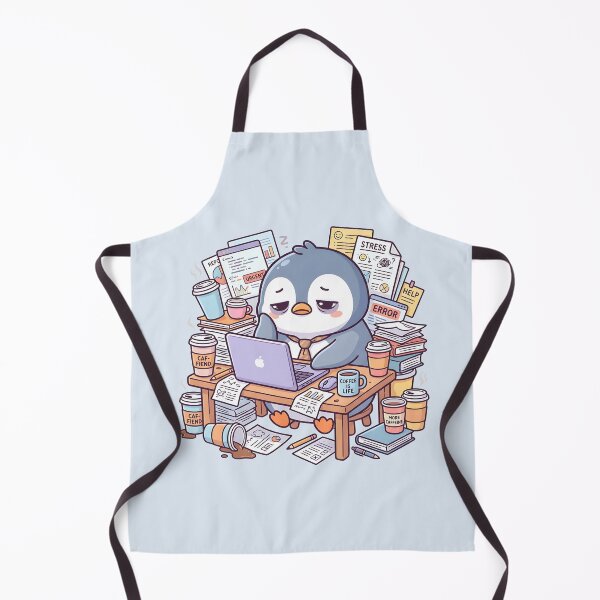 Item preview, Overworked Corporate Penguin Coffee Slump designed and sold by dreephic22.