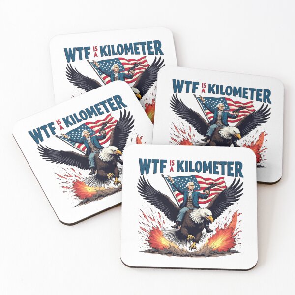 Item preview, WTF Is A Kilometer Funny 4th Of July Founding Father designed and sold by Thread&Fable.