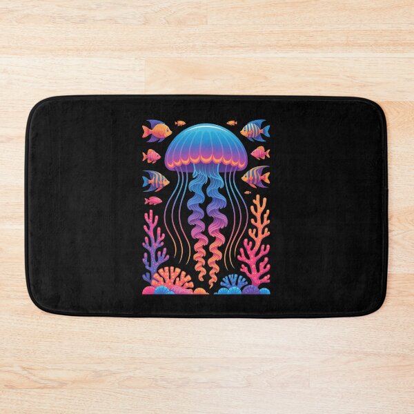Item preview, Vibrant Jellyfish and Coral Scene designed and sold by jkrphoto.