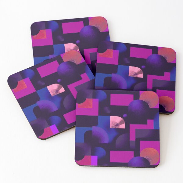 Item preview, Midnight Neon Geometry designed and sold by joycrysstudio.