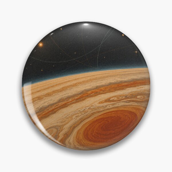 Item preview, Jupiter Landscape Cosmic Illustration designed and sold by AHOK-lab.