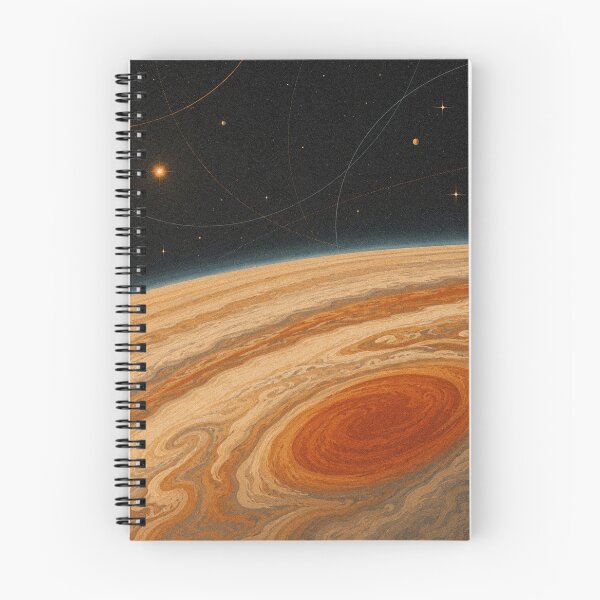 Item preview, Jupiter Landscape Cosmic Illustration designed and sold by AHOK-lab.