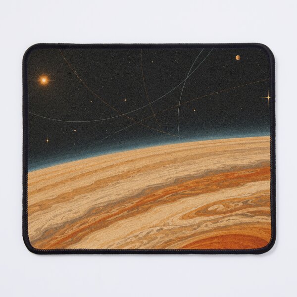 Item preview, Jupiter Landscape Cosmic Illustration designed and sold by AHOK-lab.
