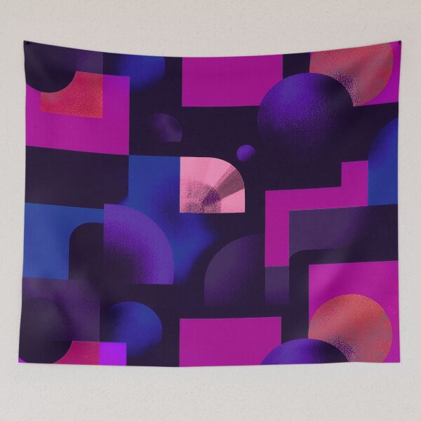 Item preview, Midnight Neon Geometry designed and sold by joycrysstudio.