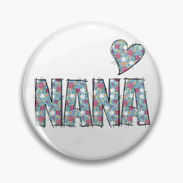 Item preview, Nana Grandma Patchwork Floral Stitch Pattern designed and sold by missmann.