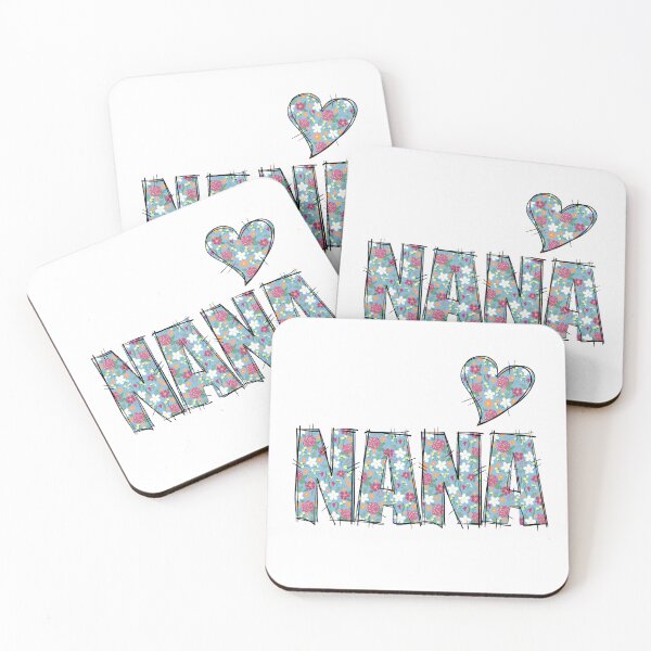Item preview, Nana Grandma Patchwork Floral Stitch Pattern designed and sold by missmann.